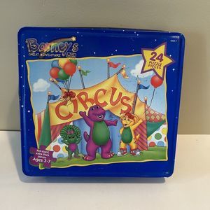 1998 Milton Bradley Barney’s Great Adventure 24 Piece Puzzle‎ Vintage Vg